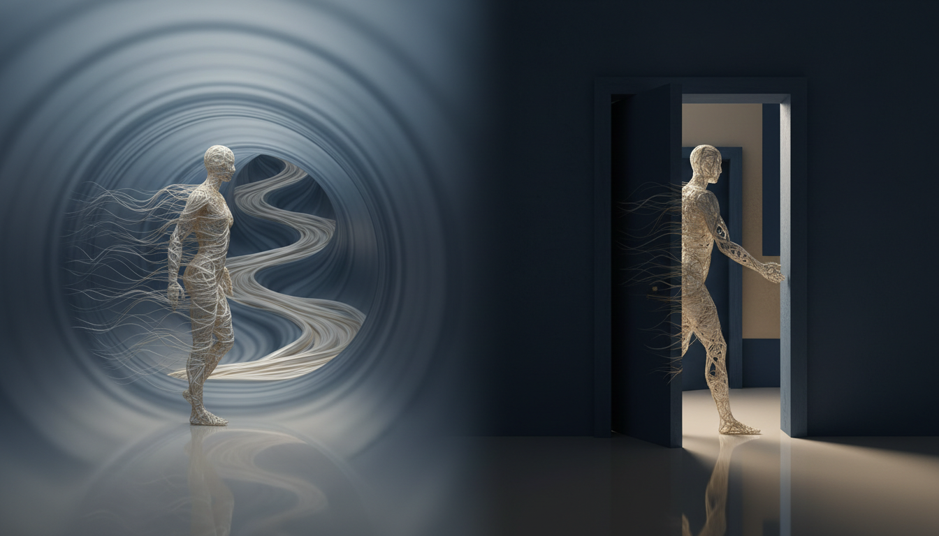 Два способа смены переживаемого состояния / Two modes of transition between experiences