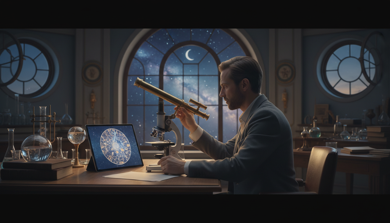 Приборы расширяют наблюдение, но не делают его полным / Instruments extend but do not complete observation